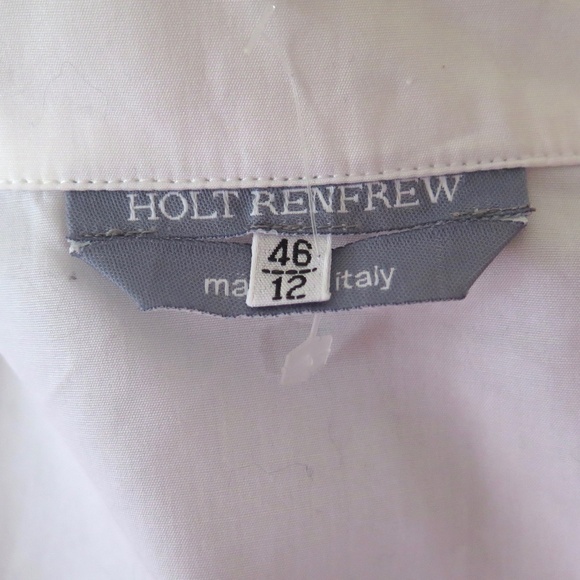 Holt Renfrew Tie Wrap Blouse, Never Worn, Made in Italy - Picture 12 of 15